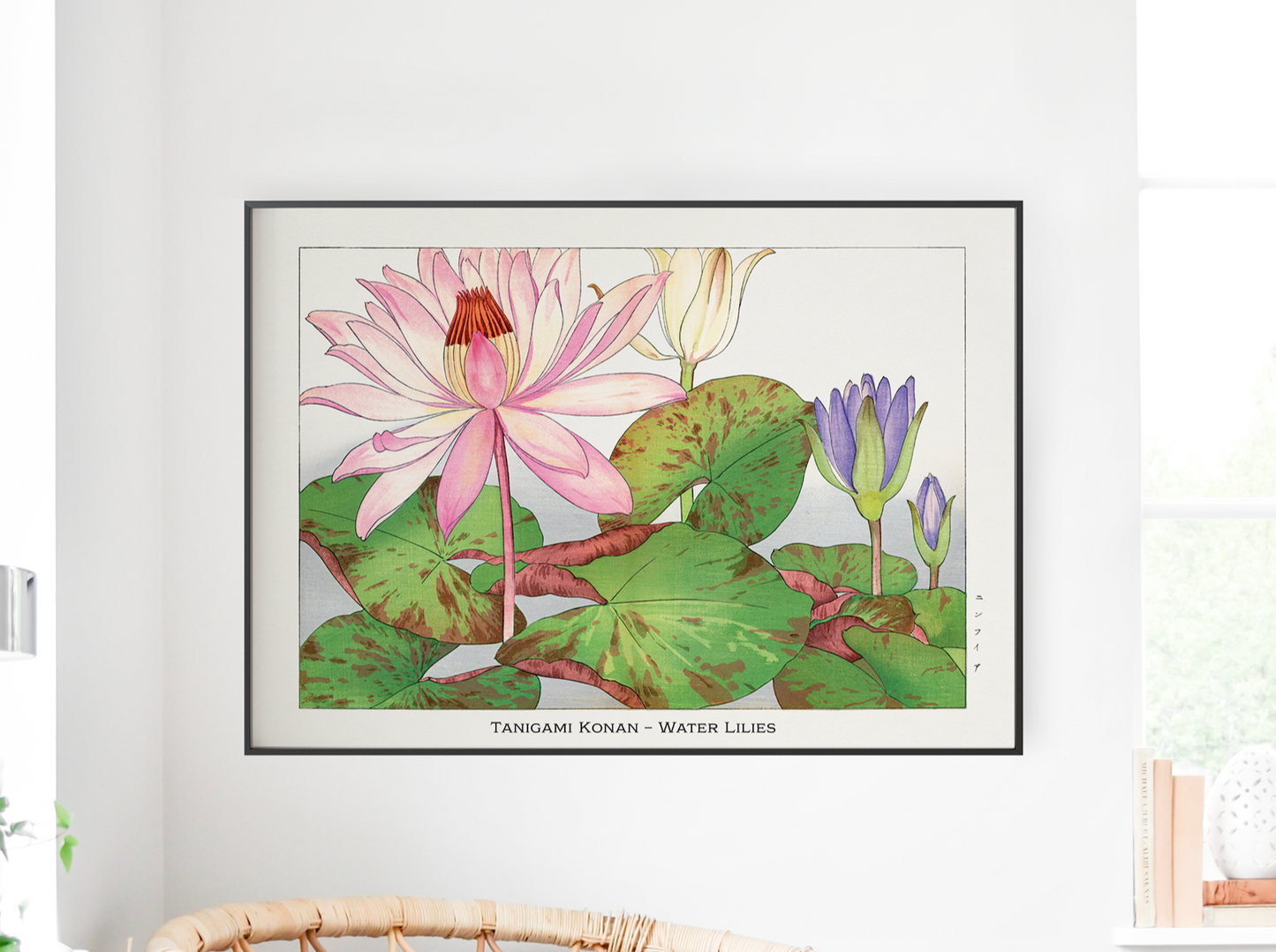 Water Lily Art Print – Japanese Wall Art