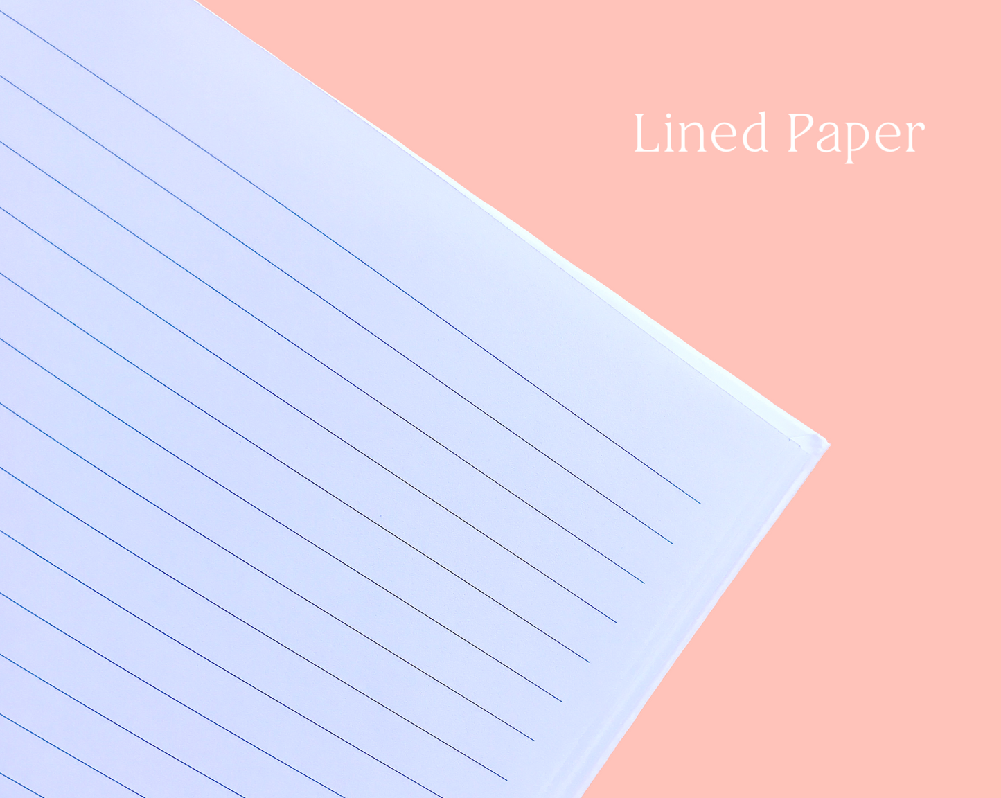 Personalised Notebook – Wild Flower Design Dark