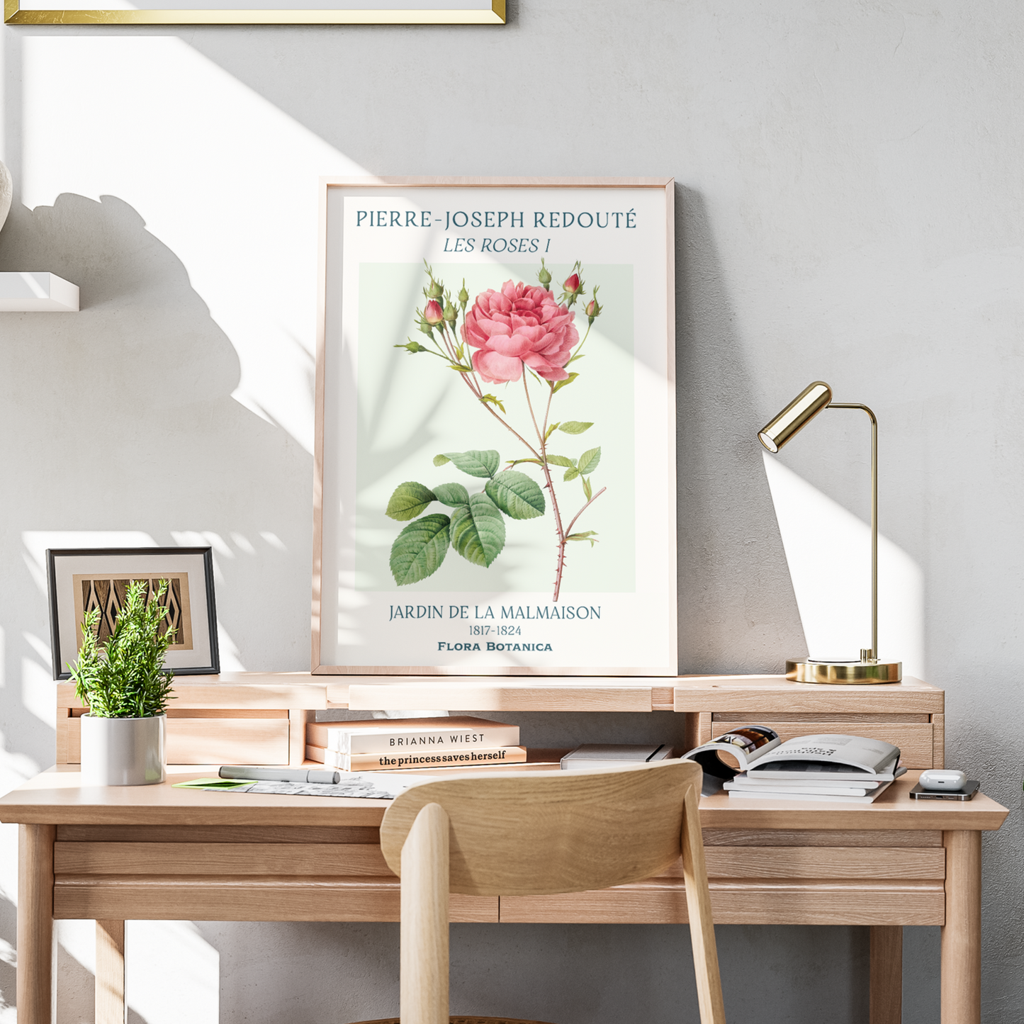 Pierre Joseph Redouté – Les Roses I Art Print