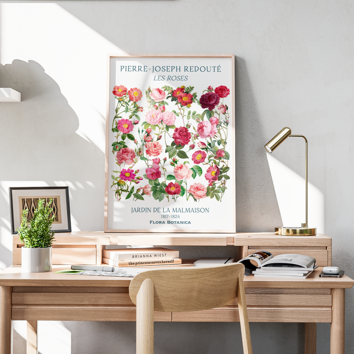 Pierre Joseph Redouté – Les Roses Art Print
