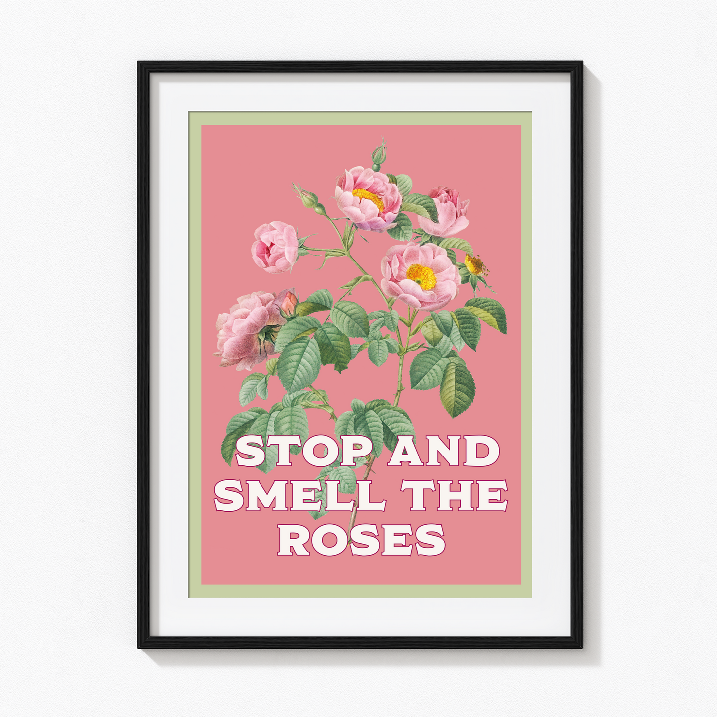 Stop and Smell the Roses – Giclée Art Print