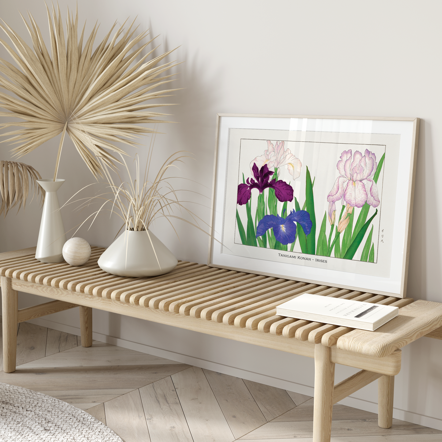 Iris Flower Art Print – Japanese Wall Art
