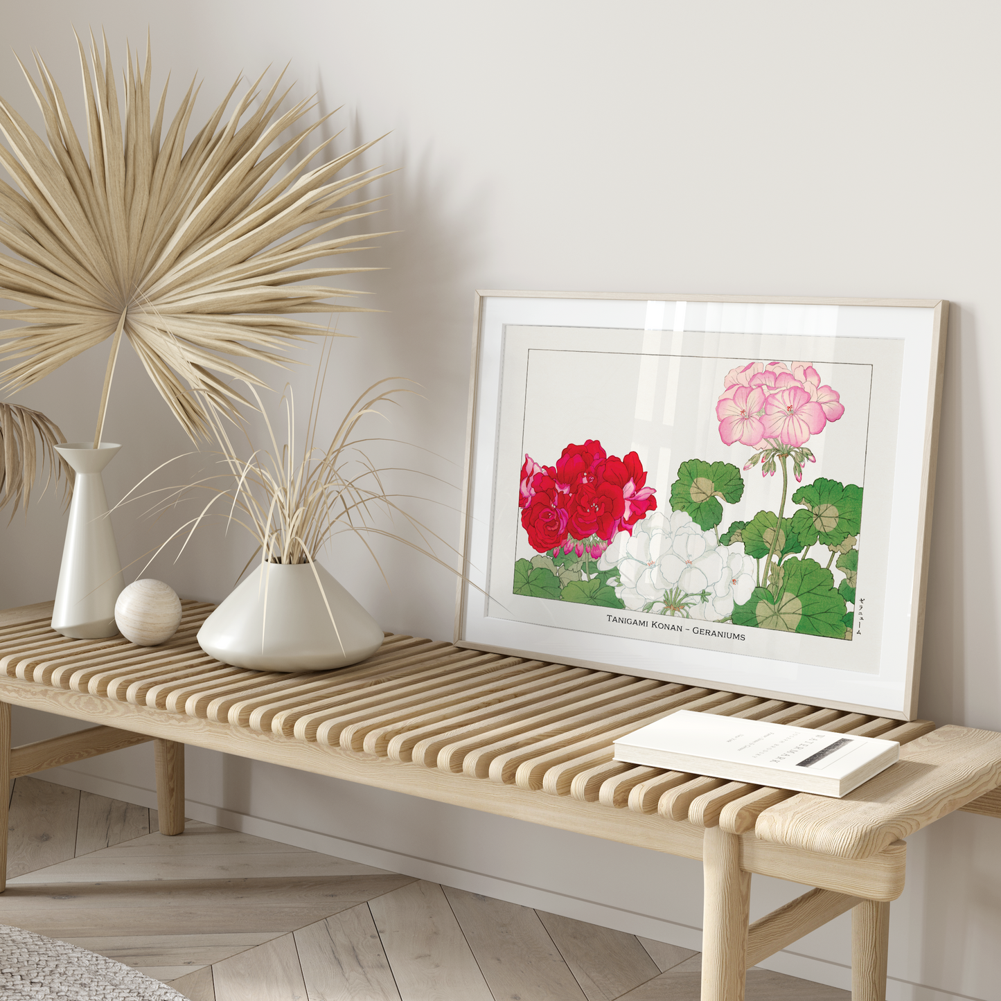 Geranium Art Print – Japanese Wall Art