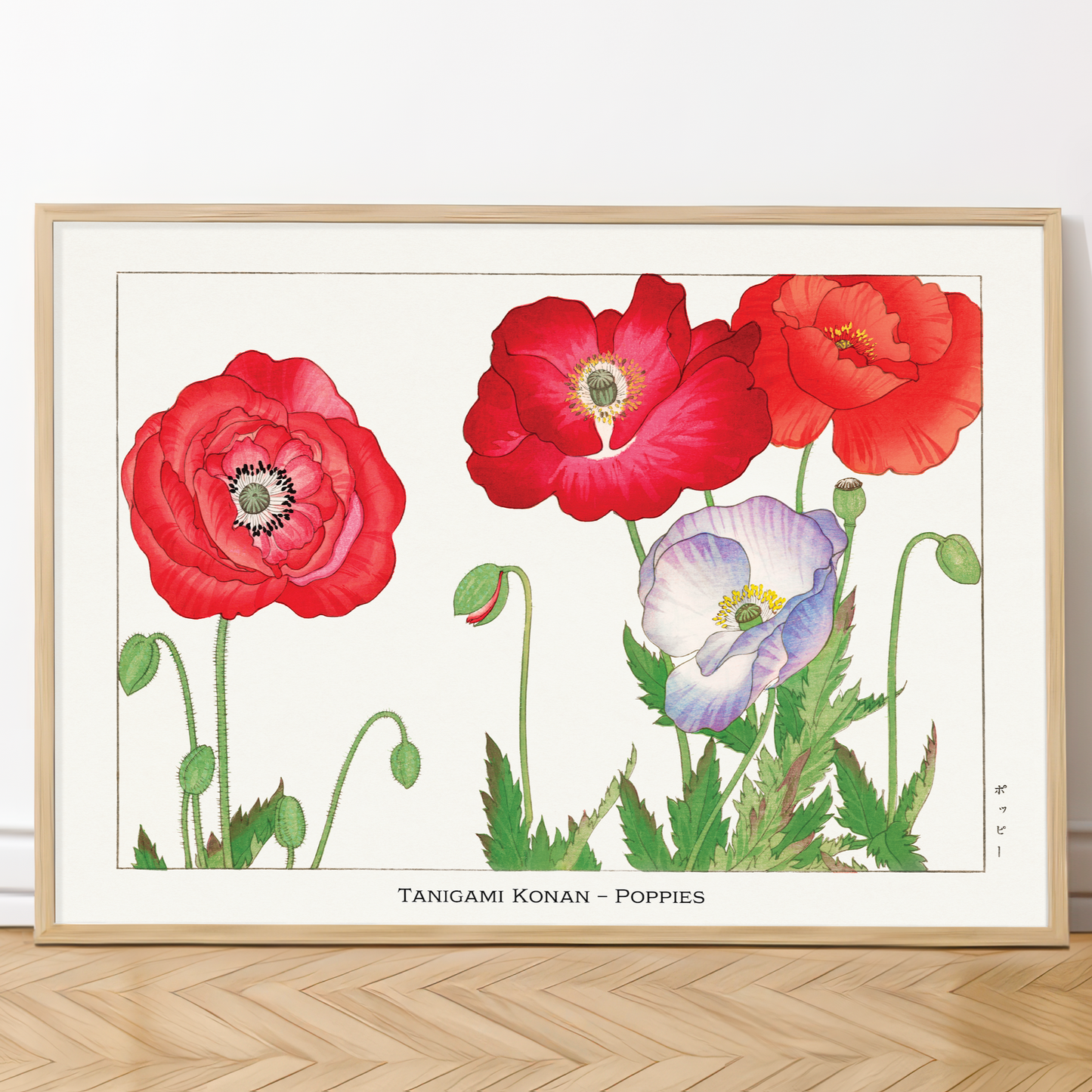 Poppy Art Print – Japanese Wall Art