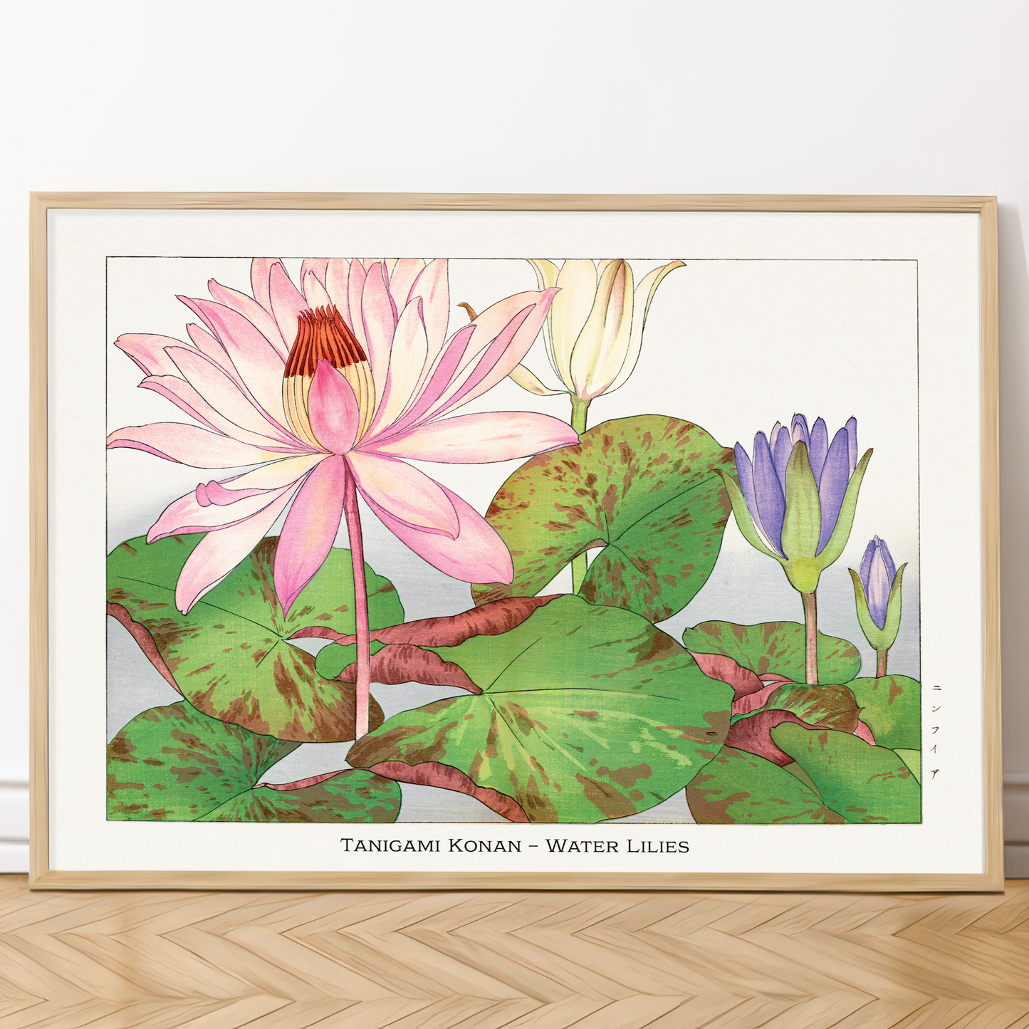 Water Lily Art Print – Japanese Wall Art