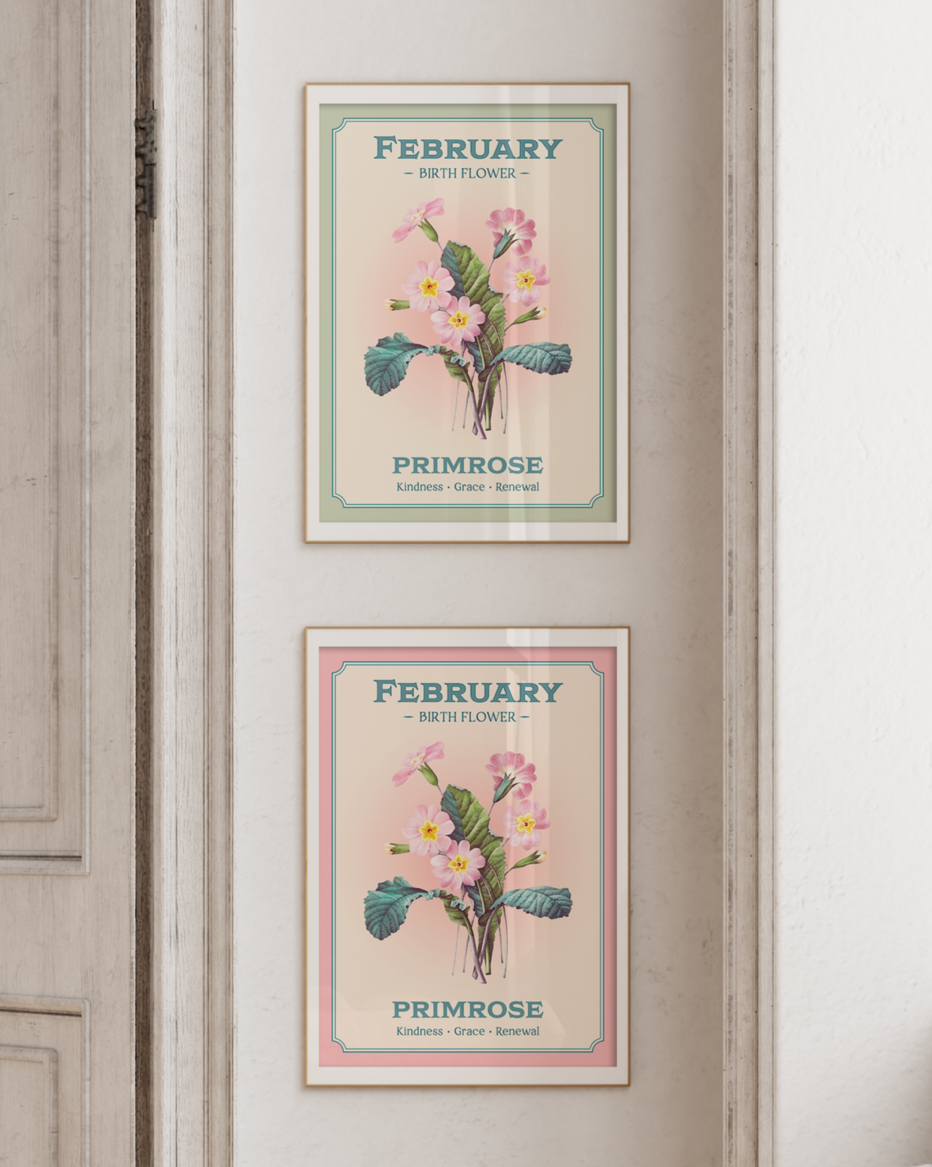 February Birth Flower Print – Primrose Art Print